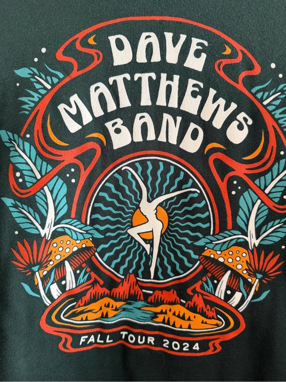 Forest Green Graphic Sweatshirt - Fall Tour 2024 - NWT - Picture 2 of 5